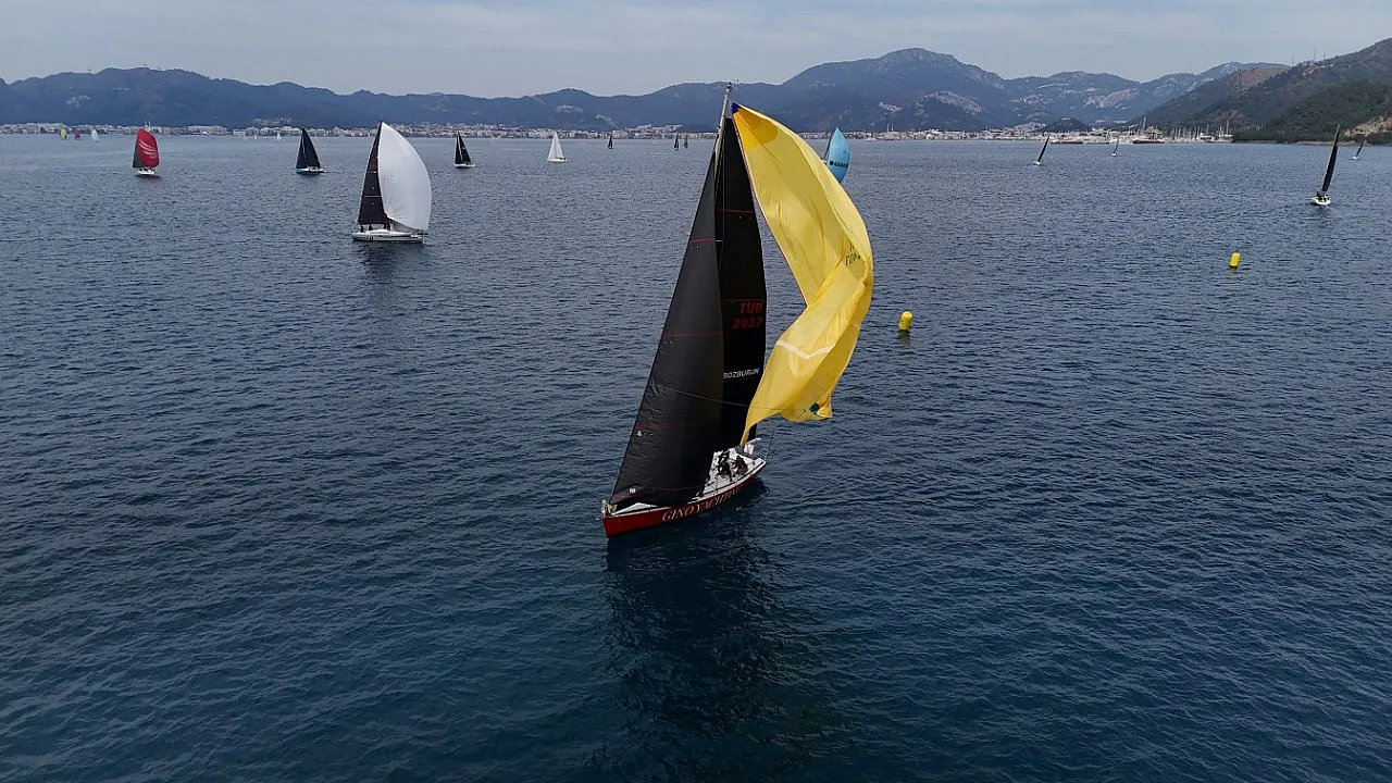 Marmaris MIYC Kış Trofesi Yat Yarışları'nın 4. ayağı başladı