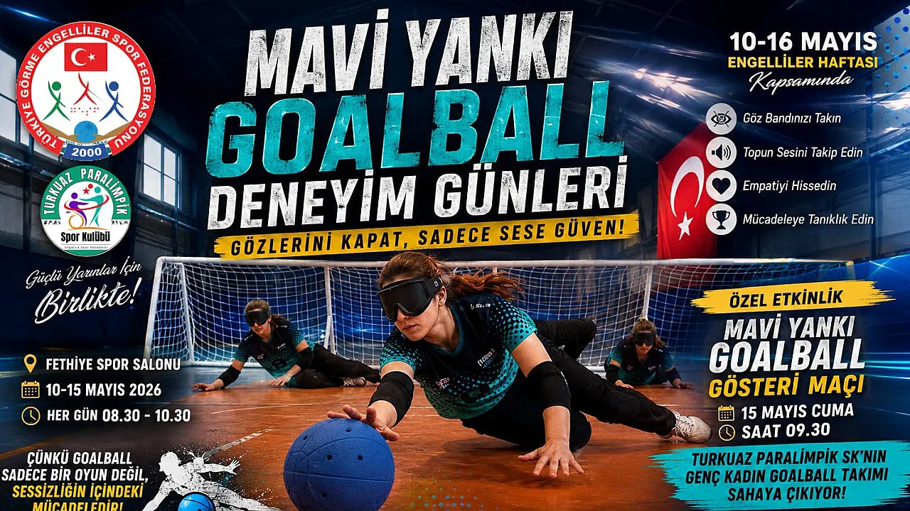 Mavi Yankı Goalball Günleri Fethiye'de Başladı