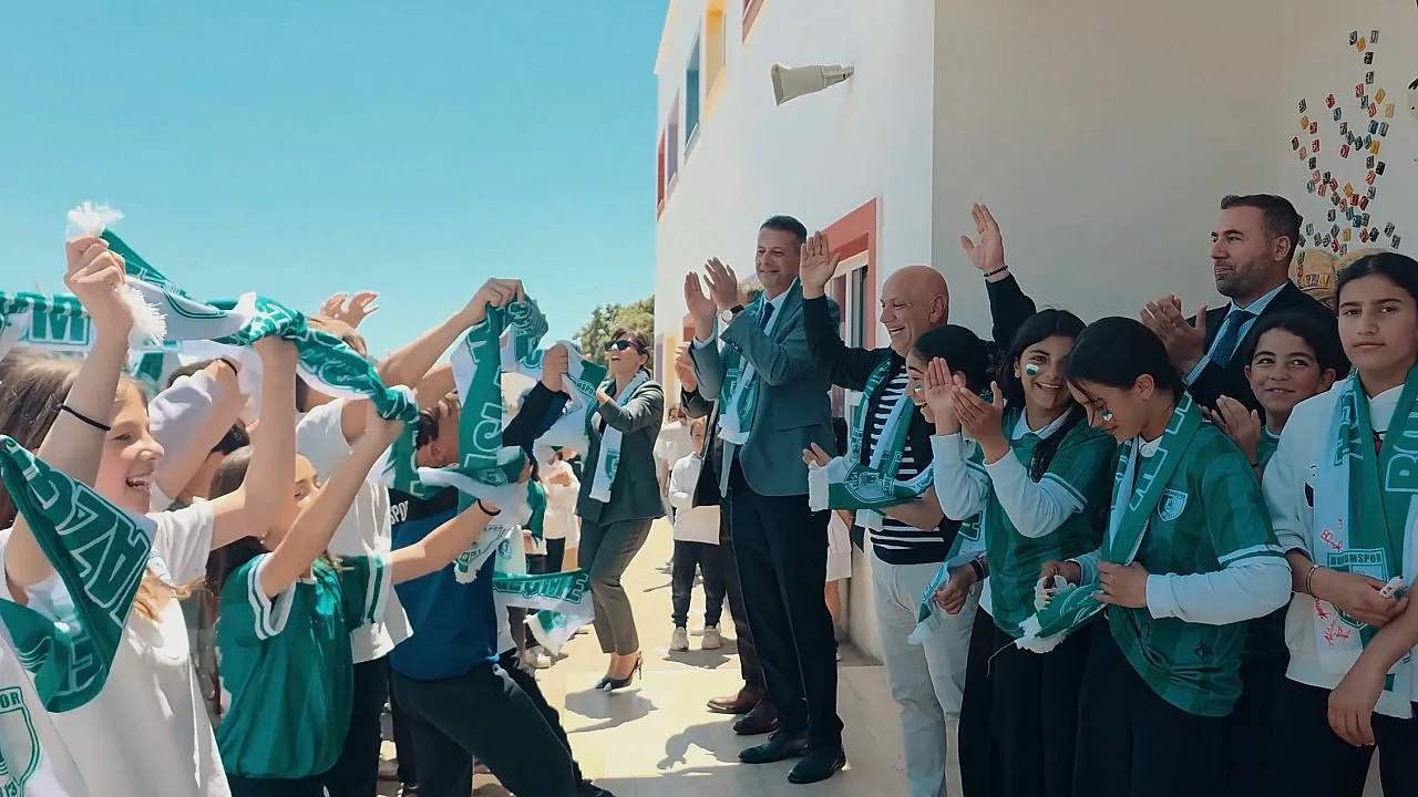 Okullarda Bodrum FK coşkusu yaşandı