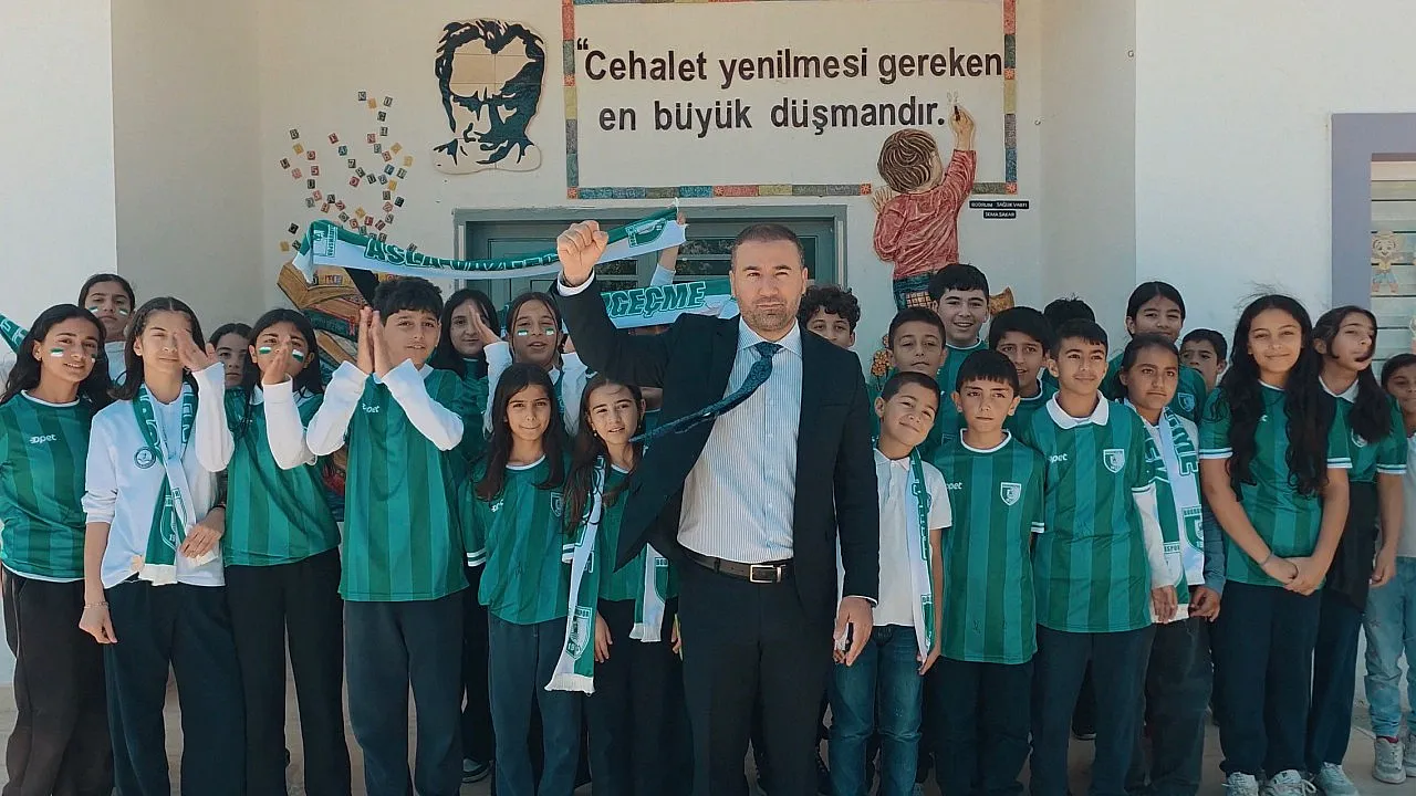 Okullarda Bodrum FK coşkusu yaşandı