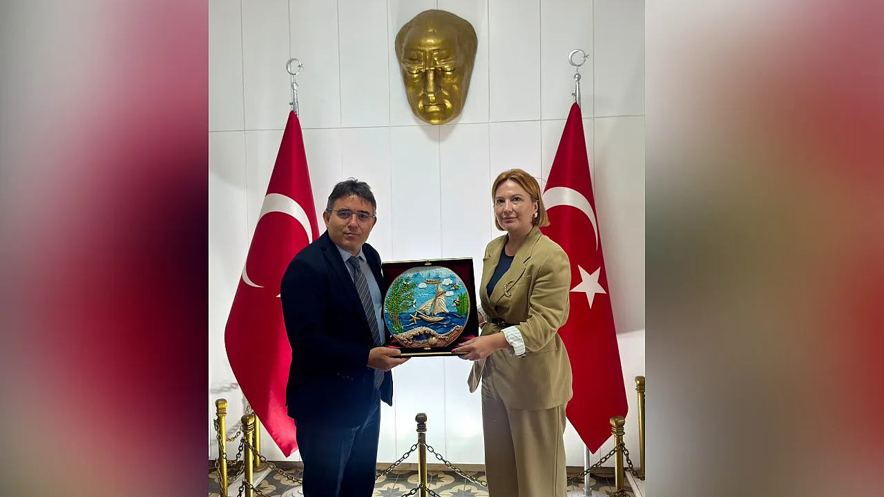 Başsavcı Yörük'ten Kaymakam Kaya'ya veda ziyareti