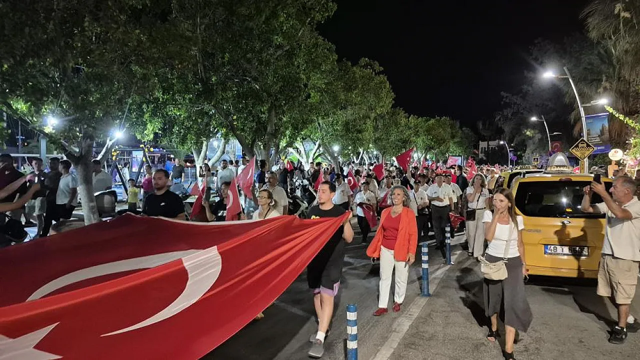 Bodrum'da 15 Temmuz Anma Etkinlikleri düzenlendi