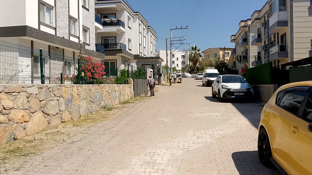 Bodrum'da ot temizliği çalışmaları Haziran ayı boyunca aralıksız sürdü