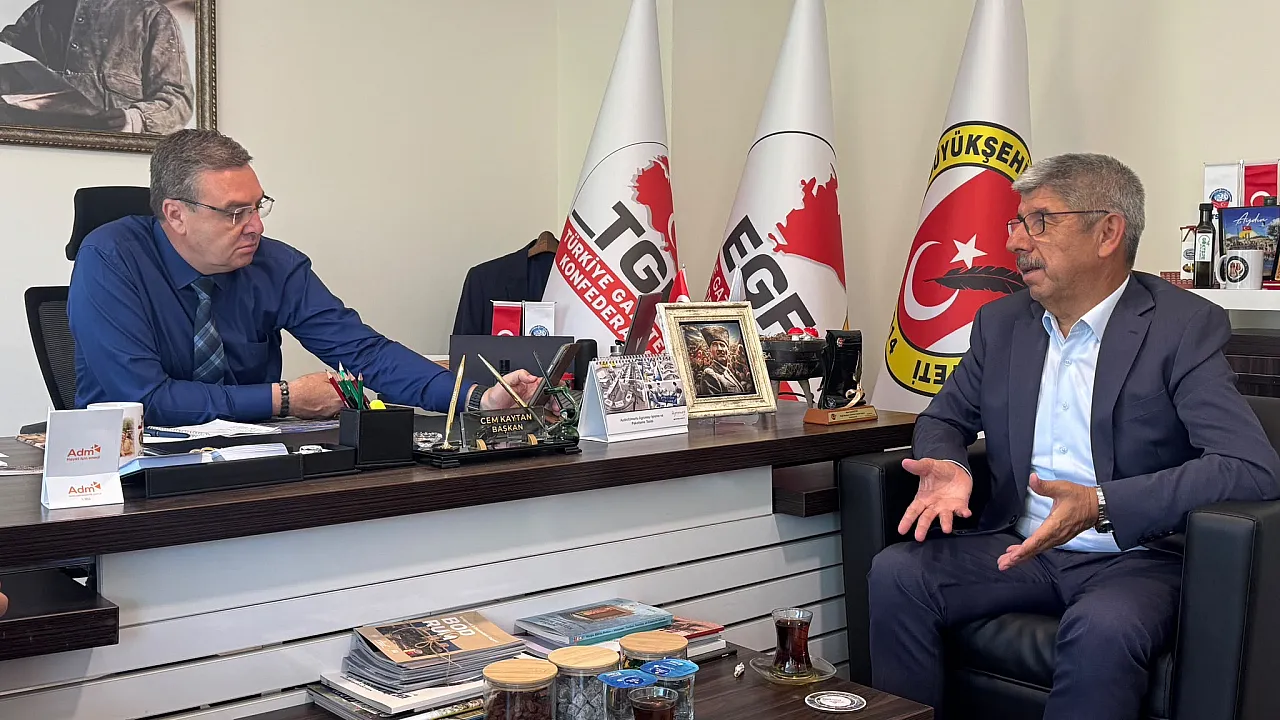 MSKÜ Rektörü Prof. Dr. Turhan Kaçar'dan Muğla Büyükşehir Gazeteciler Cemiyeti'ne Ziyaret