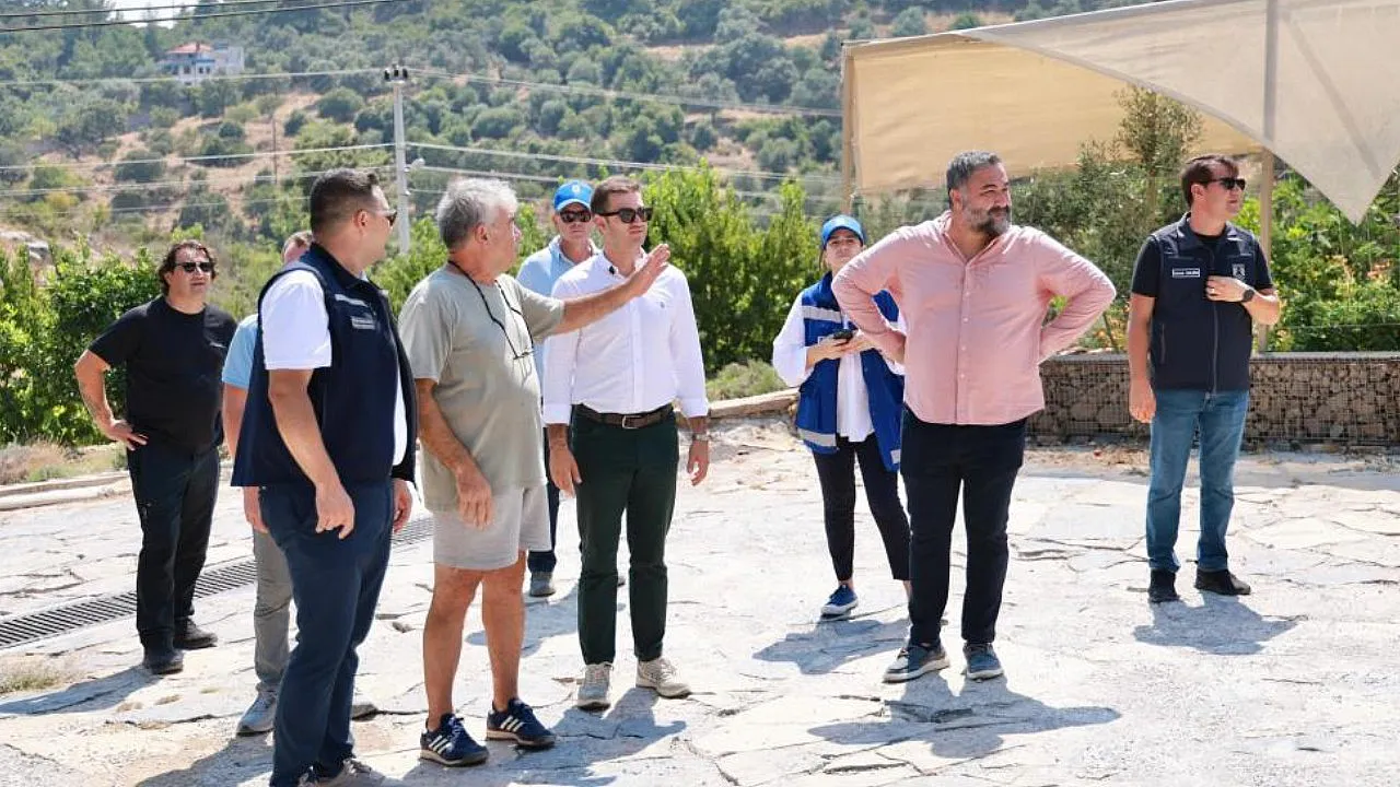 Başkan Mandalinci'den Dereköy ve Dağbelen'de saha mesaisi