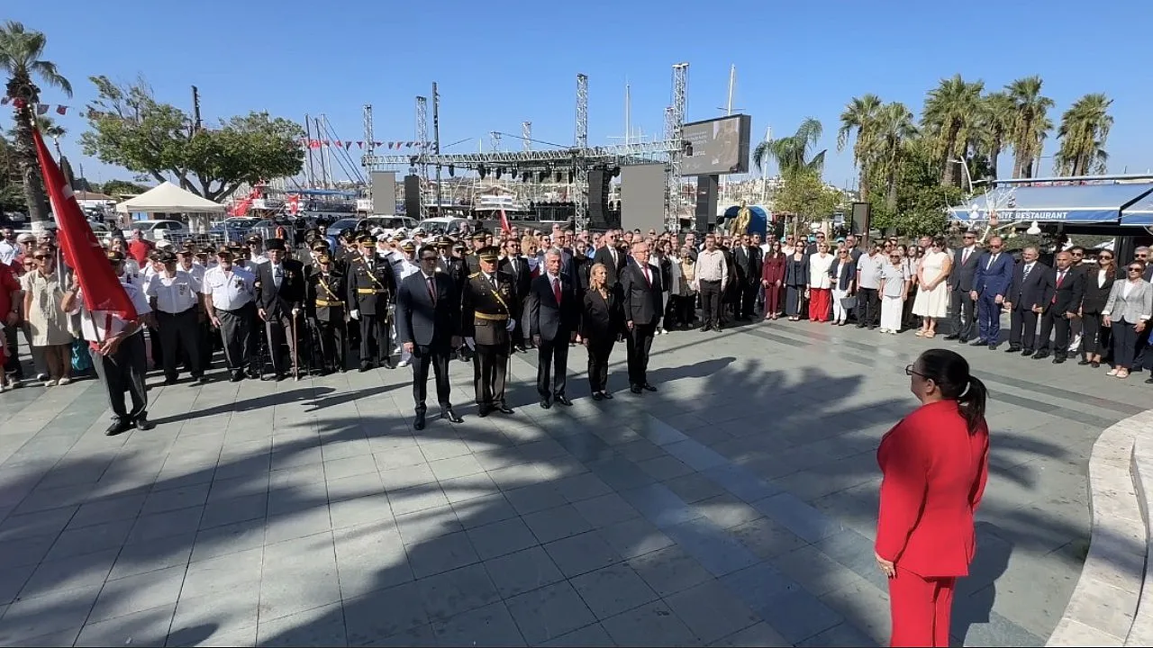 Bodrum ve Ortaca'da 30 Ağustos Zafer Bayramı kutlandı