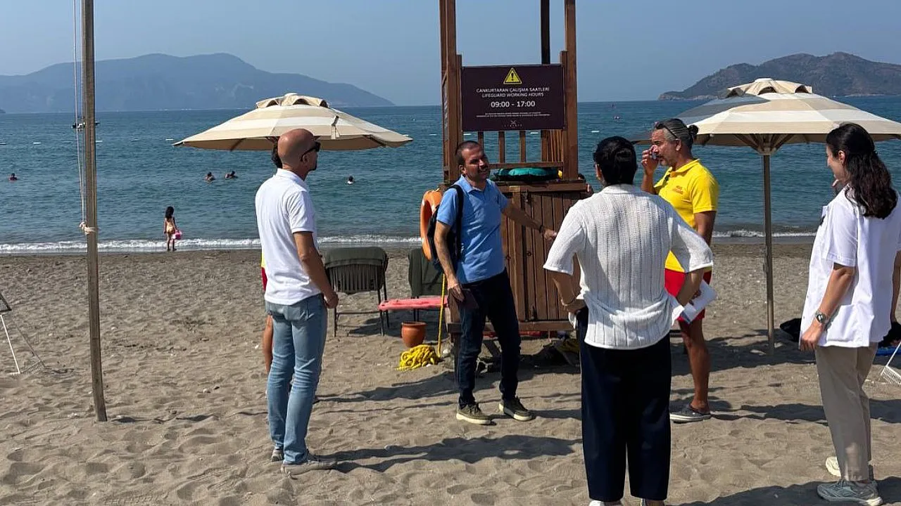 Fethiye'de Mavi Bayrak ve Yeşil Anahtar denetimleri gerçekleştirildi