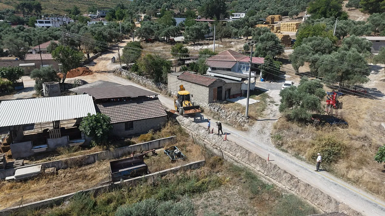Milas Akyol'daki Kireçli Su Çilesi Sona Eriyor