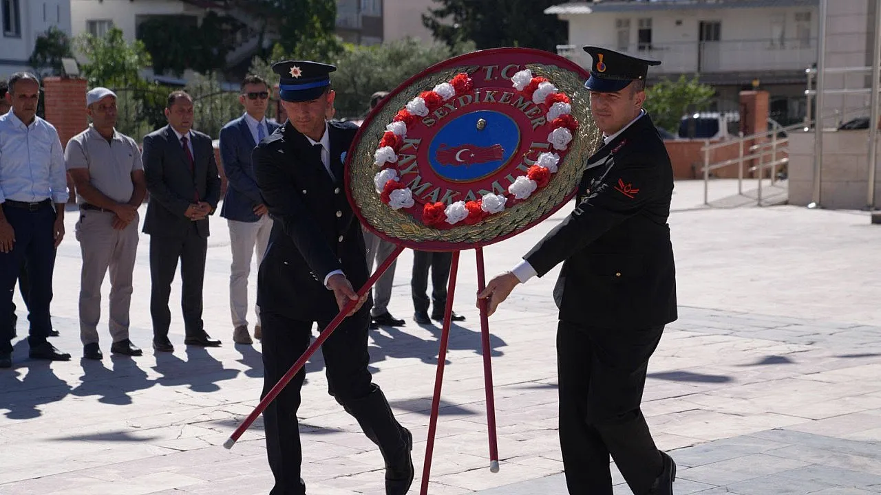 Seydikemer'de 30 Ağustos Zafer Bayramı'nın 104. yıl dönümü kutlandı