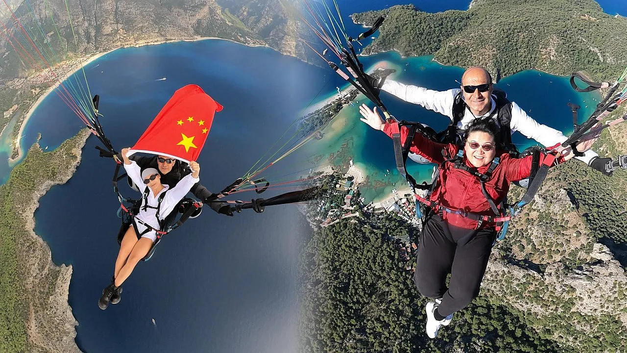 Babadağ'da Çinli Turist Bereketi
