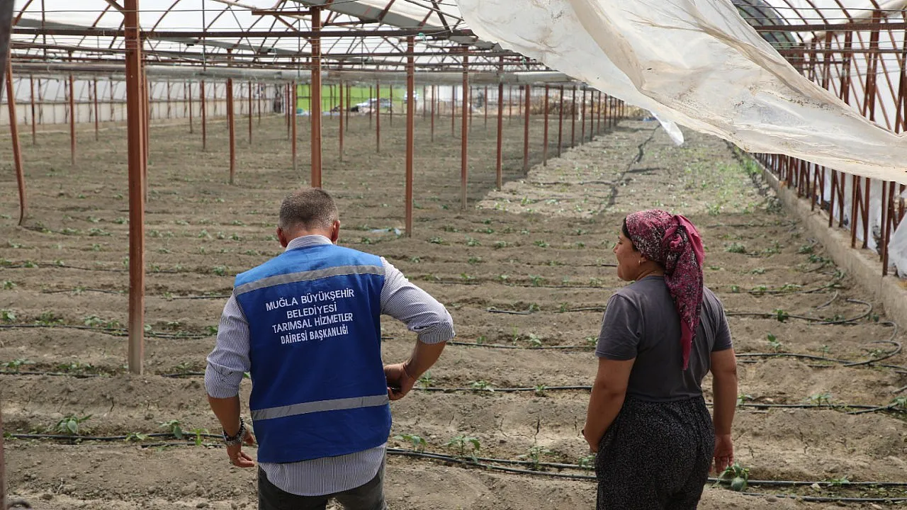 Seydikemer'de Yangının Yaraları Bir Günde Sarılmaya Başlandı