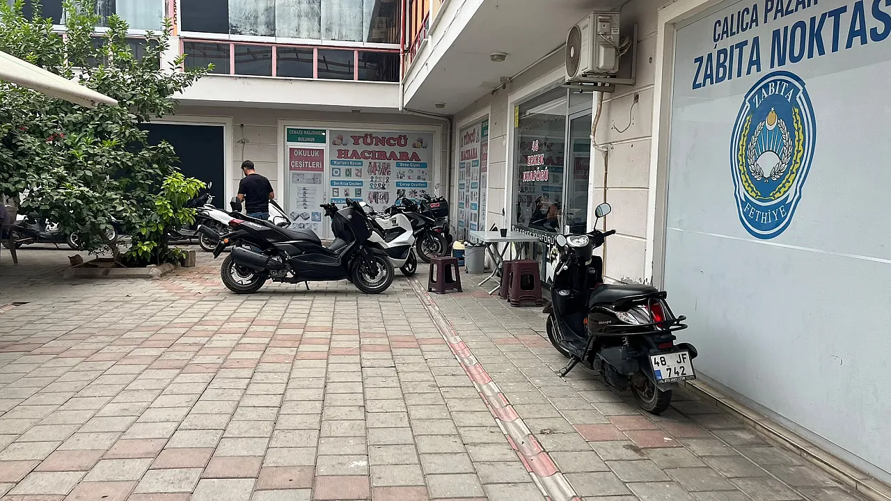 Fethiye Çalıca Kapalı Pazaryeri esnafı motorlardan dertli