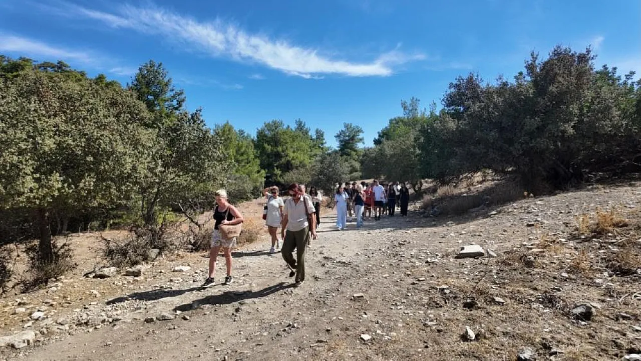 Bodrum'da öğrenciler Pedasa Antik Kenti'nde tarih ve doğayla buluştu
