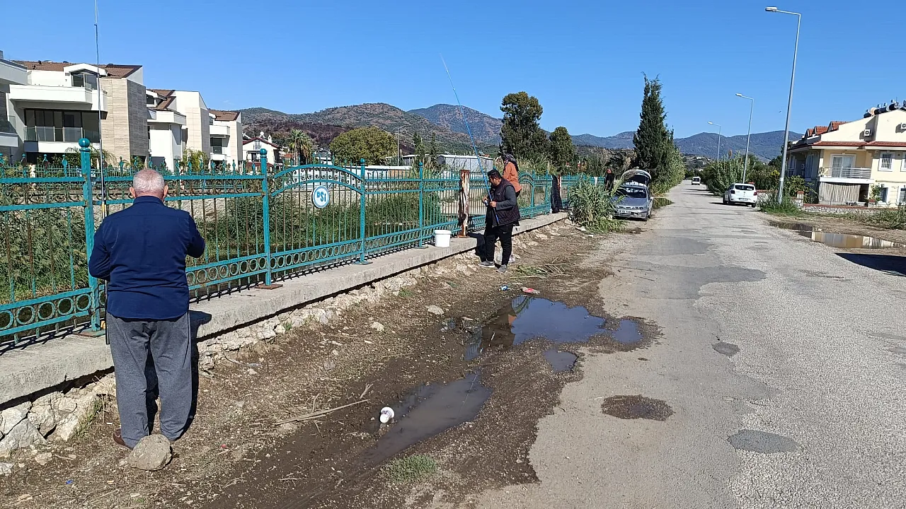 Fethiye Murt Deresi'nde Kefal Avı