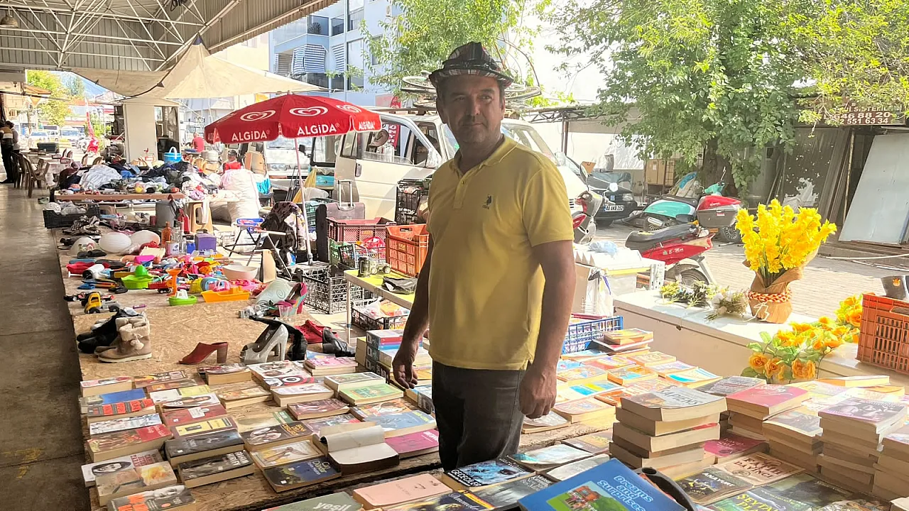 Fethiye'de ikinci el kitaplara ilgi artıyor