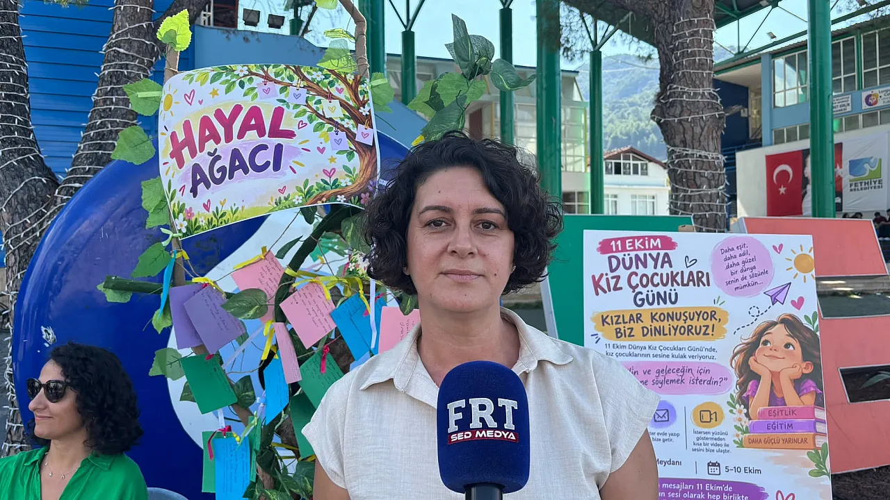 Fethiye'de kız çocuklarının hayalleri 'Hayal Ağacı'nda buluşuyor