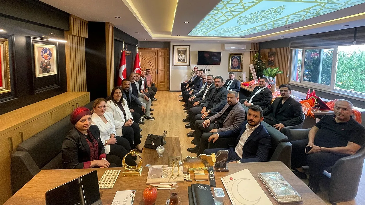MHP Fethiye'den Muğla İl Başkanlığı'na Hayırlı Olsun Ziyareti