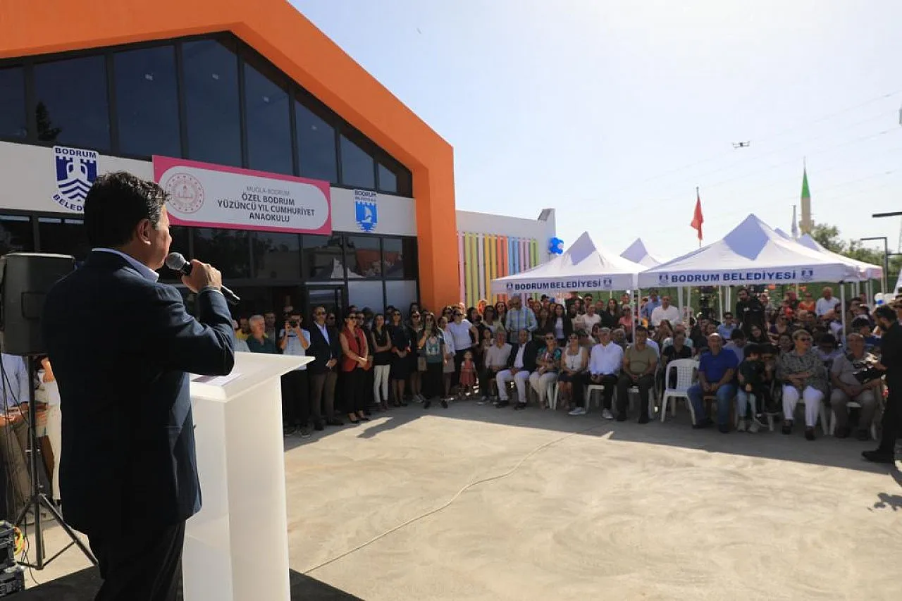 100. Yıl Cumhuriyet Anaokulu Açıldı