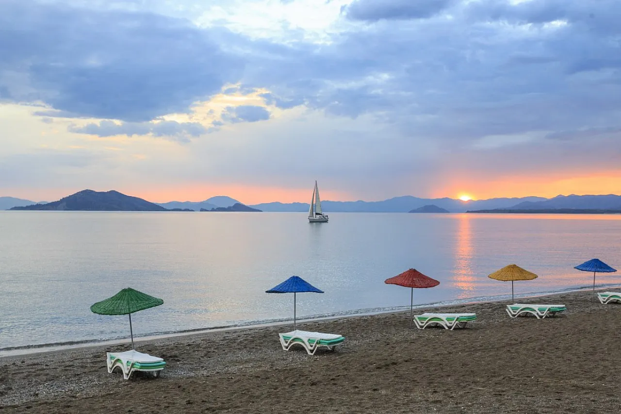 Turizm Cenneti Fethiye'de Güneşli Hava Devam Ediyor