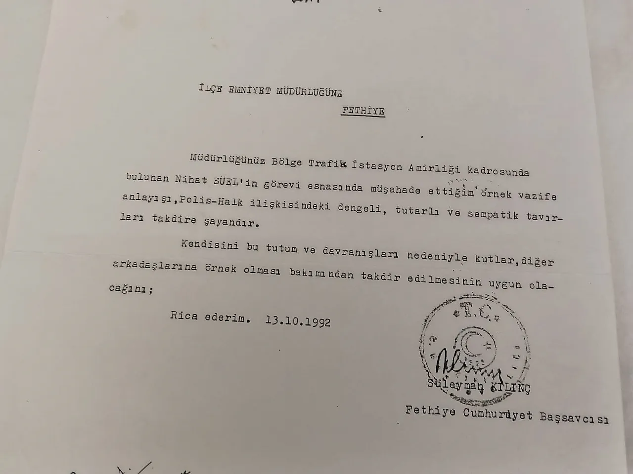 Fethiye'de Vefa: Feyzullah Arslan, 24 Yıl Önce Birlikte Çalıştığı Nihat Süel ile Buluştu