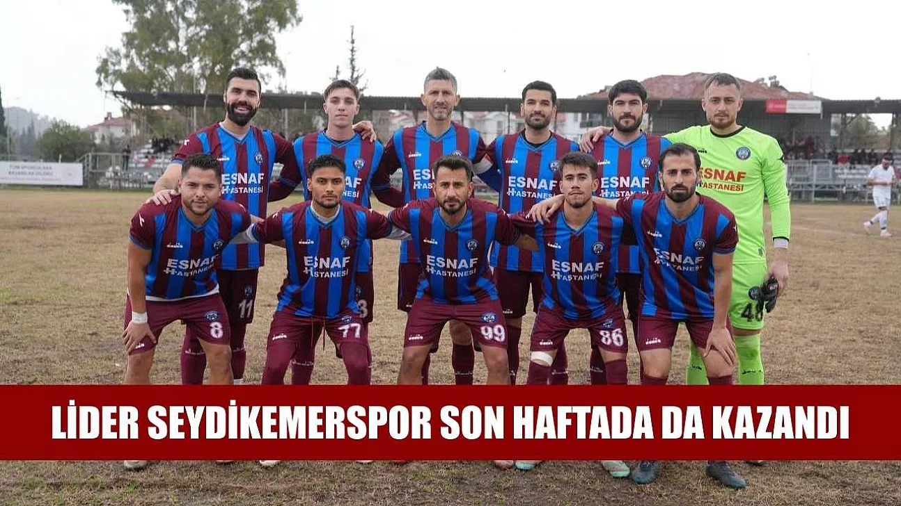 Lider Seydikemerspor Son Haftada Da Kazandı