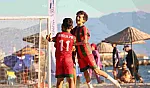 Bodrum'da 1. Günbatımı Çocuk Plaj Futbol Şenliği başladı