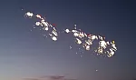 Çalış'ta Led Işıklı Motorlu Yamaç Paraşütü Gösterisi Büyük Beğeni Aldı