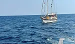 Fethiye açıklarında sürüklenen teknedeki 6 kişi kurtarıldı