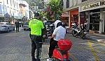 Fethiye Kandönmezler kavşağında Ehliyet ve Kask Denetimi