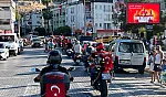 Fethiye Riders'tan 30 Ağustos Zafer Bayramı'na motosikletli kortej