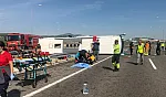 Manisa'da tır ile yolcu otobüsünün çarpıştığı kazada 11 kişi öldü, 26 kişi yaralandı