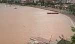 Marmaris'te denizin rengi kahverengiye dönüştü