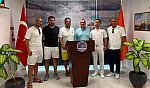 Mehmet Eskici, Fethiye Sahil Güvenlik Komutanı Gökhan Çalık'ı ziyaret etti