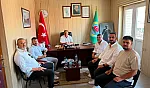 MHP Fethiye İlçe Başkanı Öztürkçü, Ziraat Odası Başkanı Karayiğit'i ziyaret etti