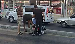 Ölüdeniz Caddesi'nde Motosiklet Yayaya Çarptı