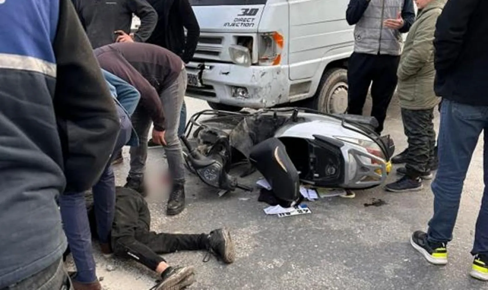 Kazalarda 3 motosiklet sürücüsü yaralandı