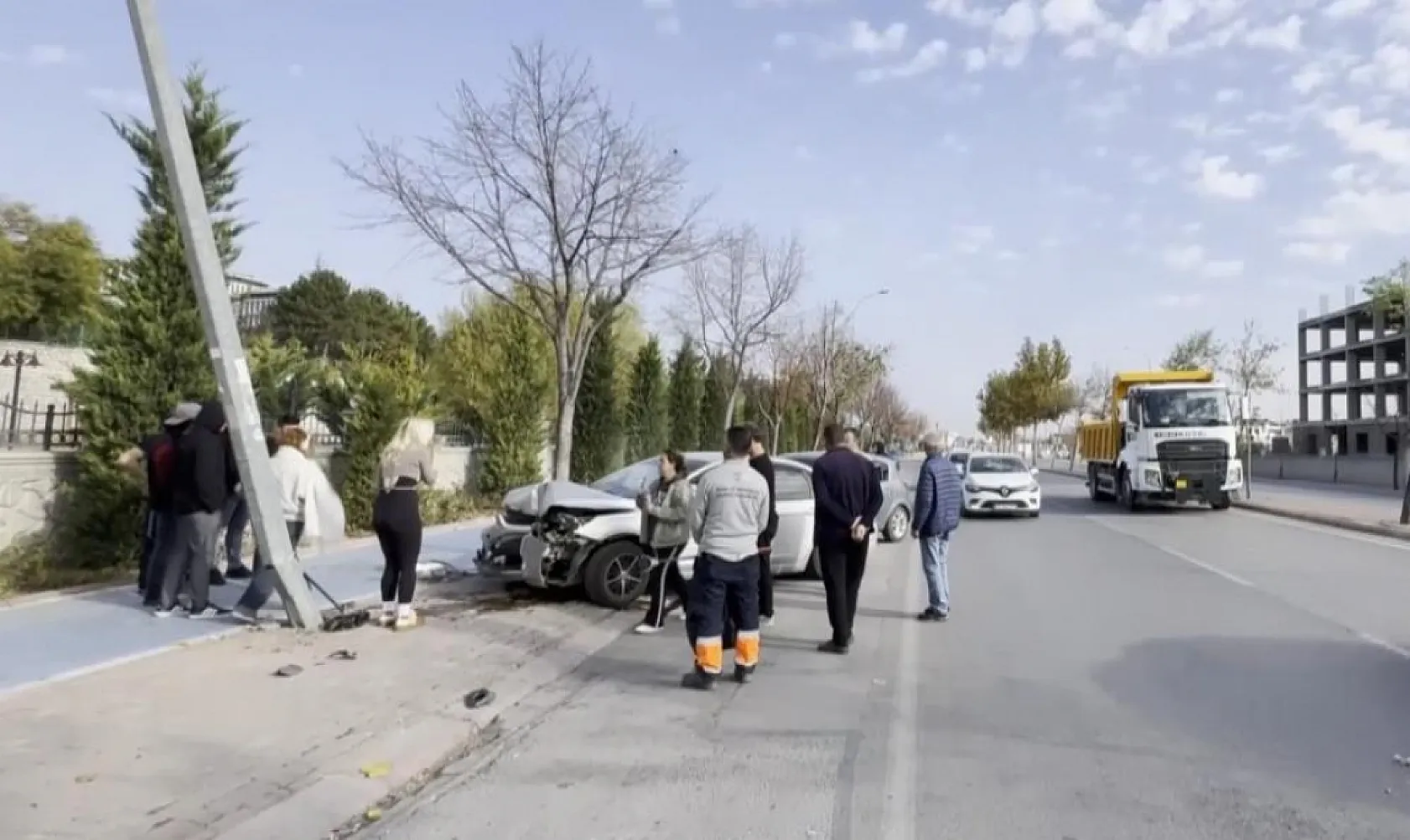 Kaza yapan sürücü telefonda 'ben ne yapacağım' dedi, şok geçirdi