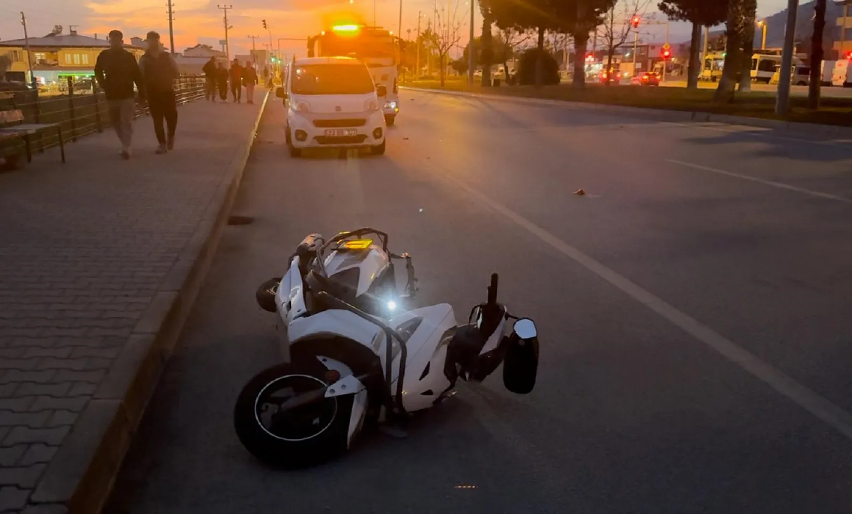 Fethiye'de otomobille motosiklet çarpıştı: 1 ölü