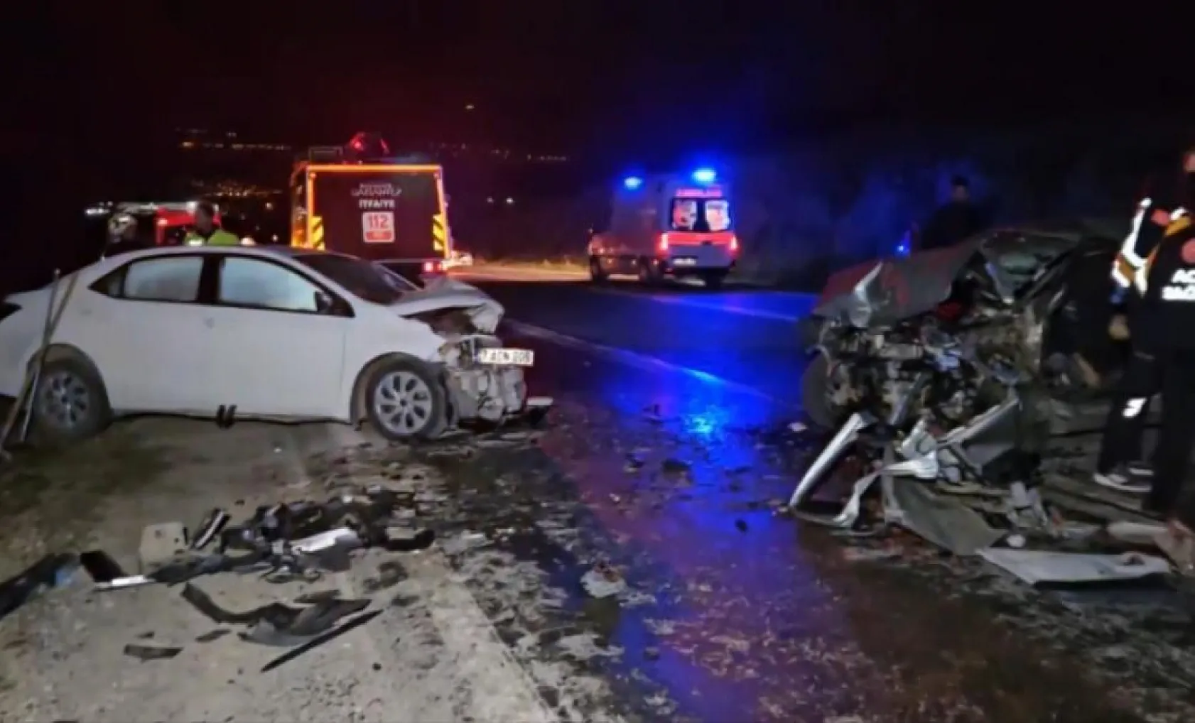 Feci kaza baba ile oğlunu hayattan kopardı