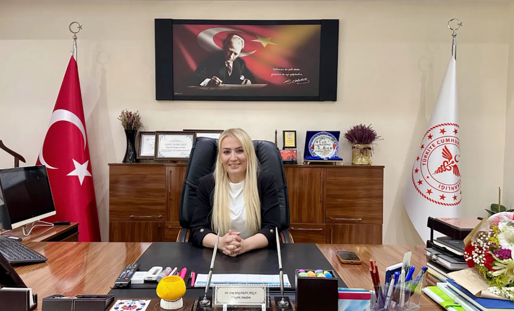 Muğla İl Sağlık Müdürlüğü'nde Dr. Eriş Başaran Akça göreve başladı