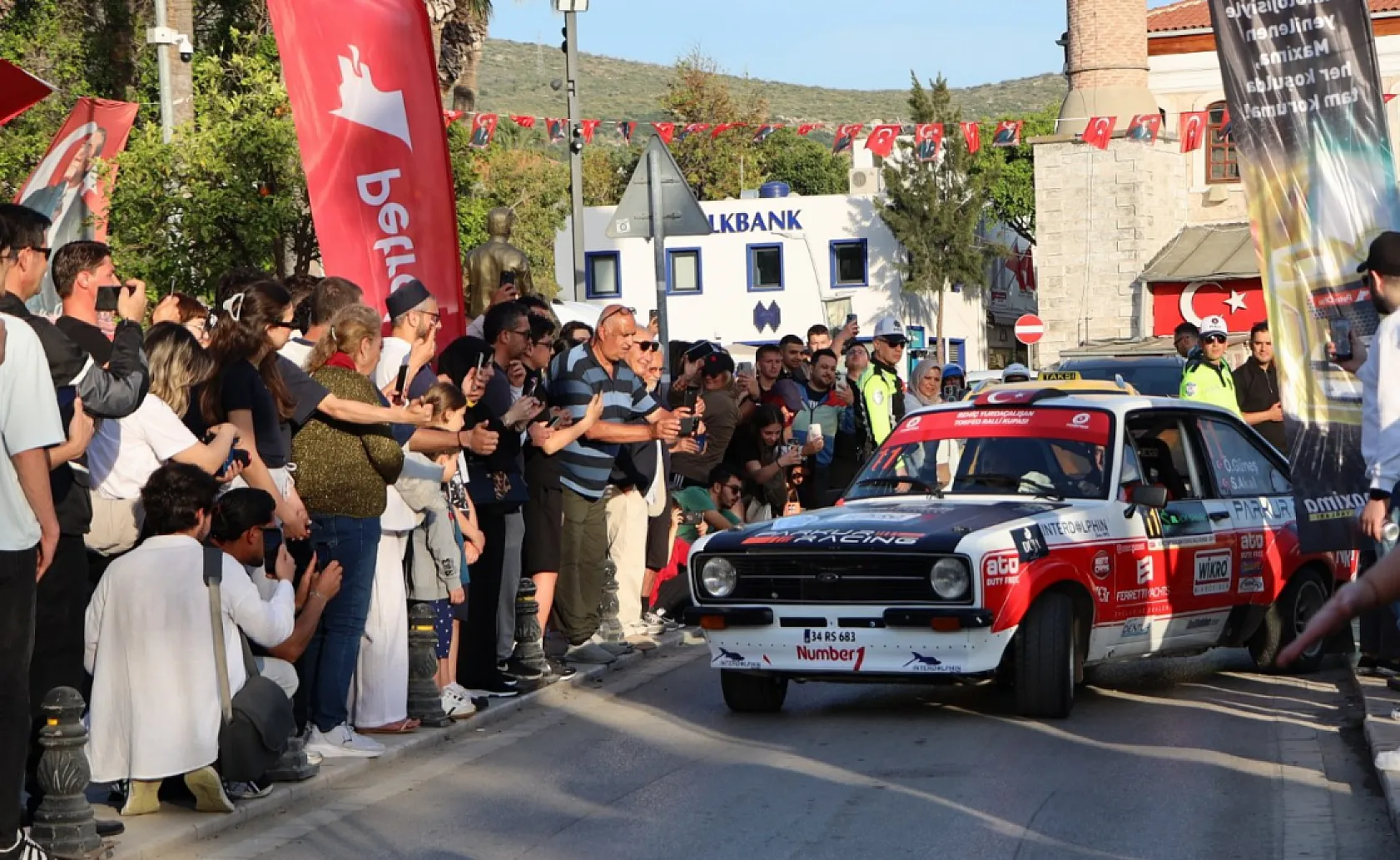 Bodrum Rallisi'nin start seremonisi yapıldı