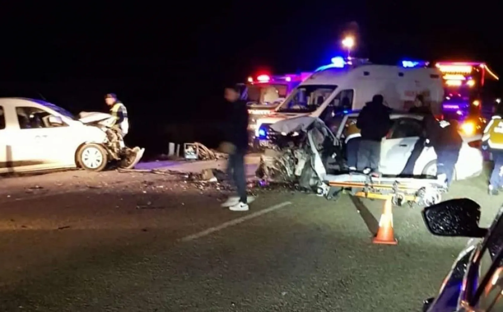 Feci trafik kazası: 1 ölü, 6 yaralı