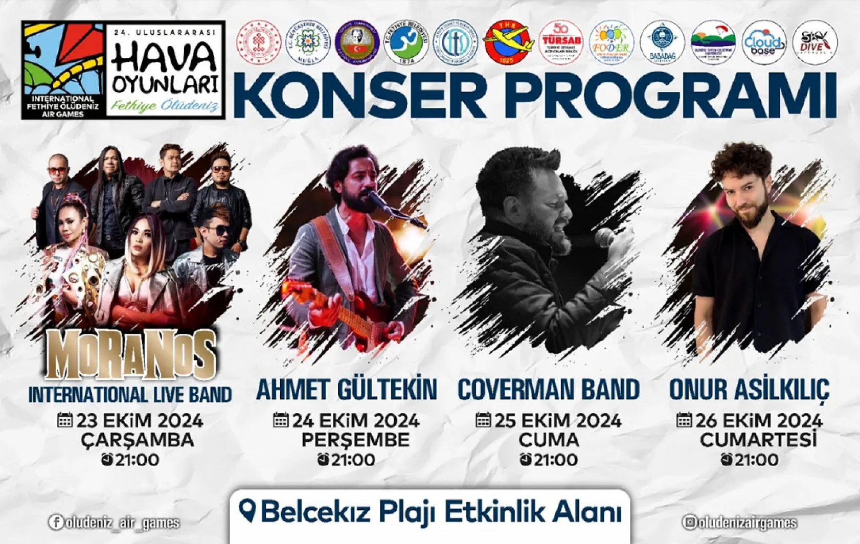 Fethiye'de 24. Ölüdeniz Hava Oyunları Festivali yarın başlıyor