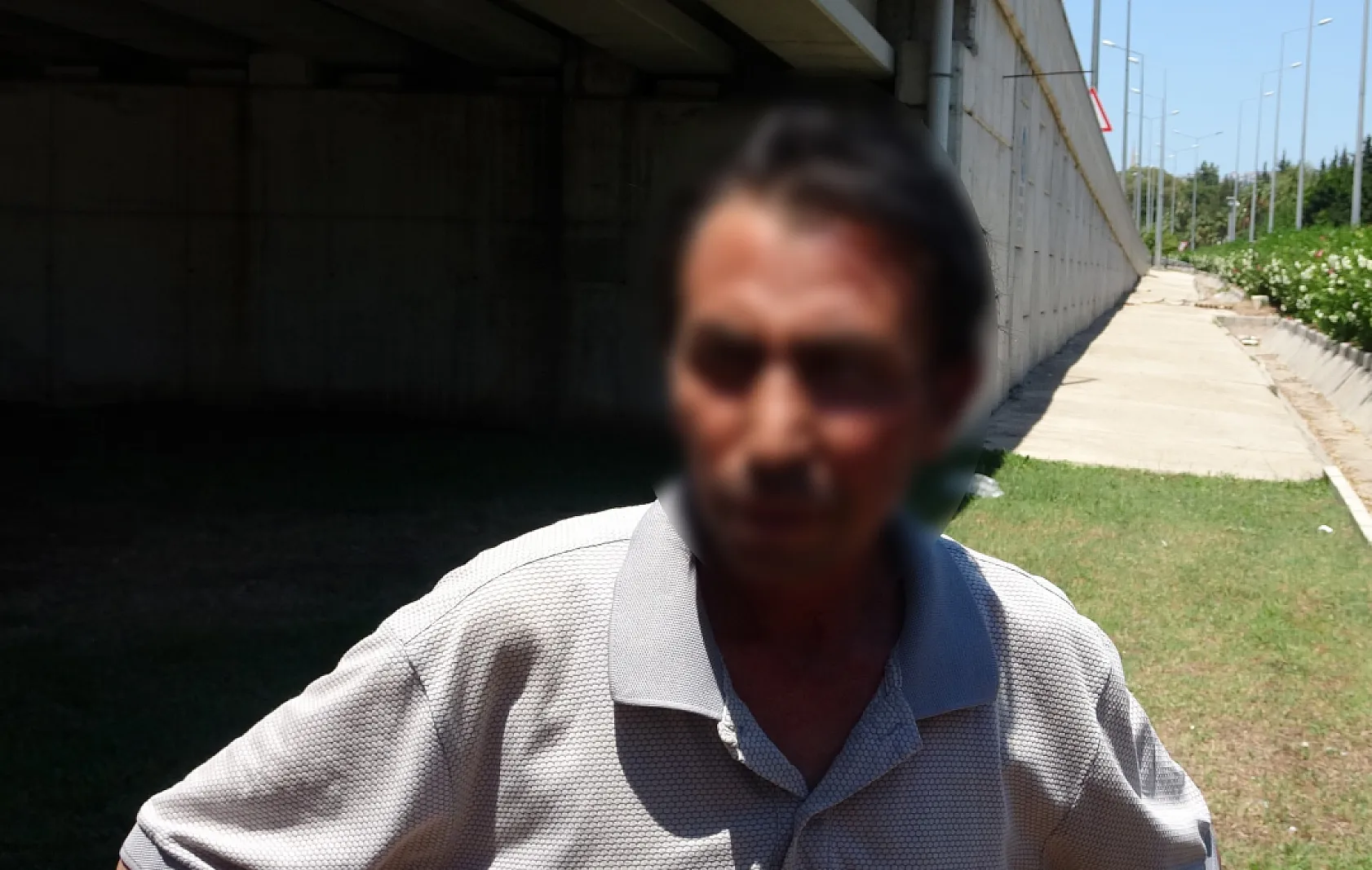 Düştü diye ihbar ettiği babası bile düşmediğine ikna edemedi
