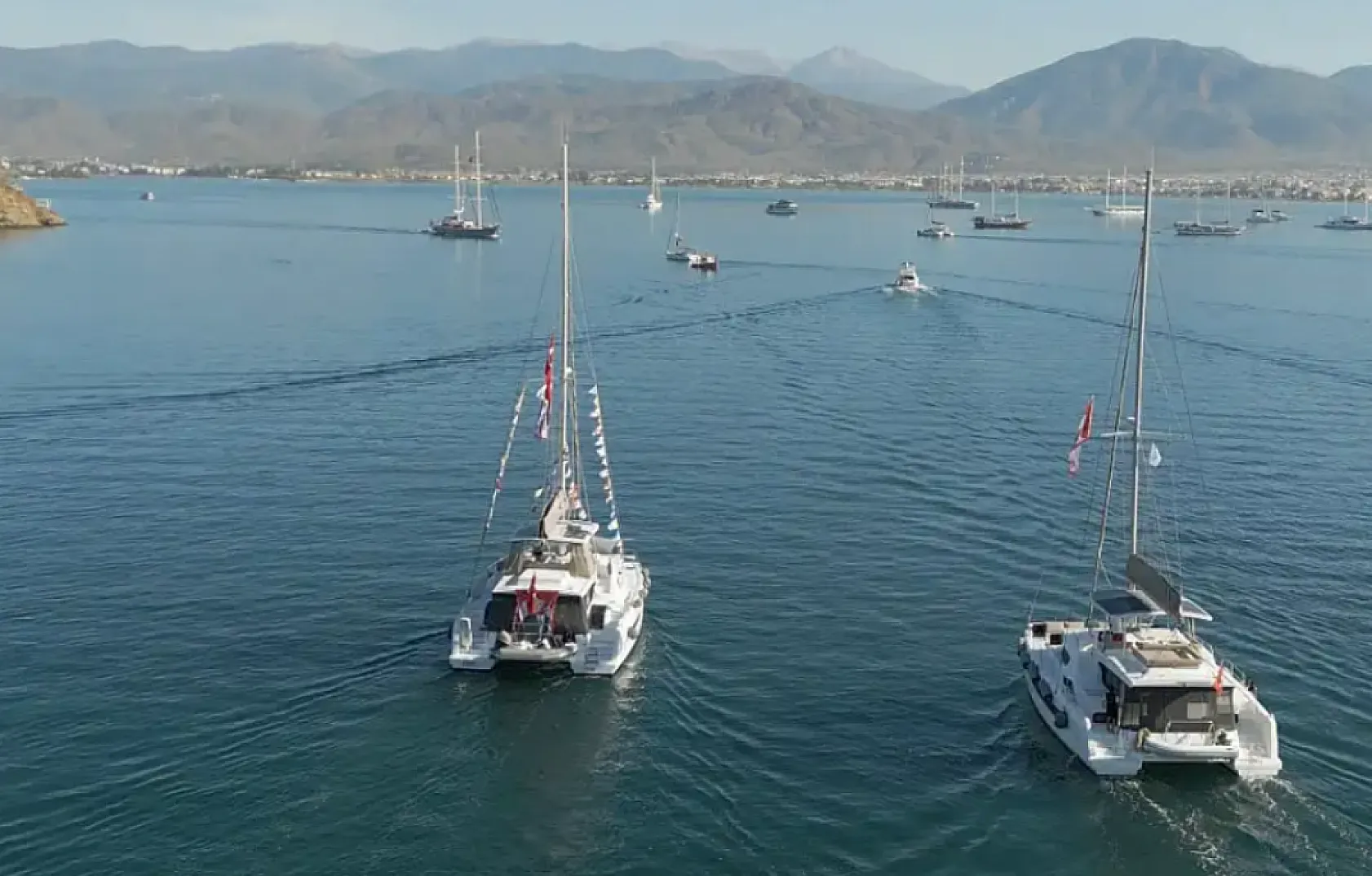 Fethiye'de Ece Saray Marina, Cumhuriyet Bayramı'nda sezona veda etti