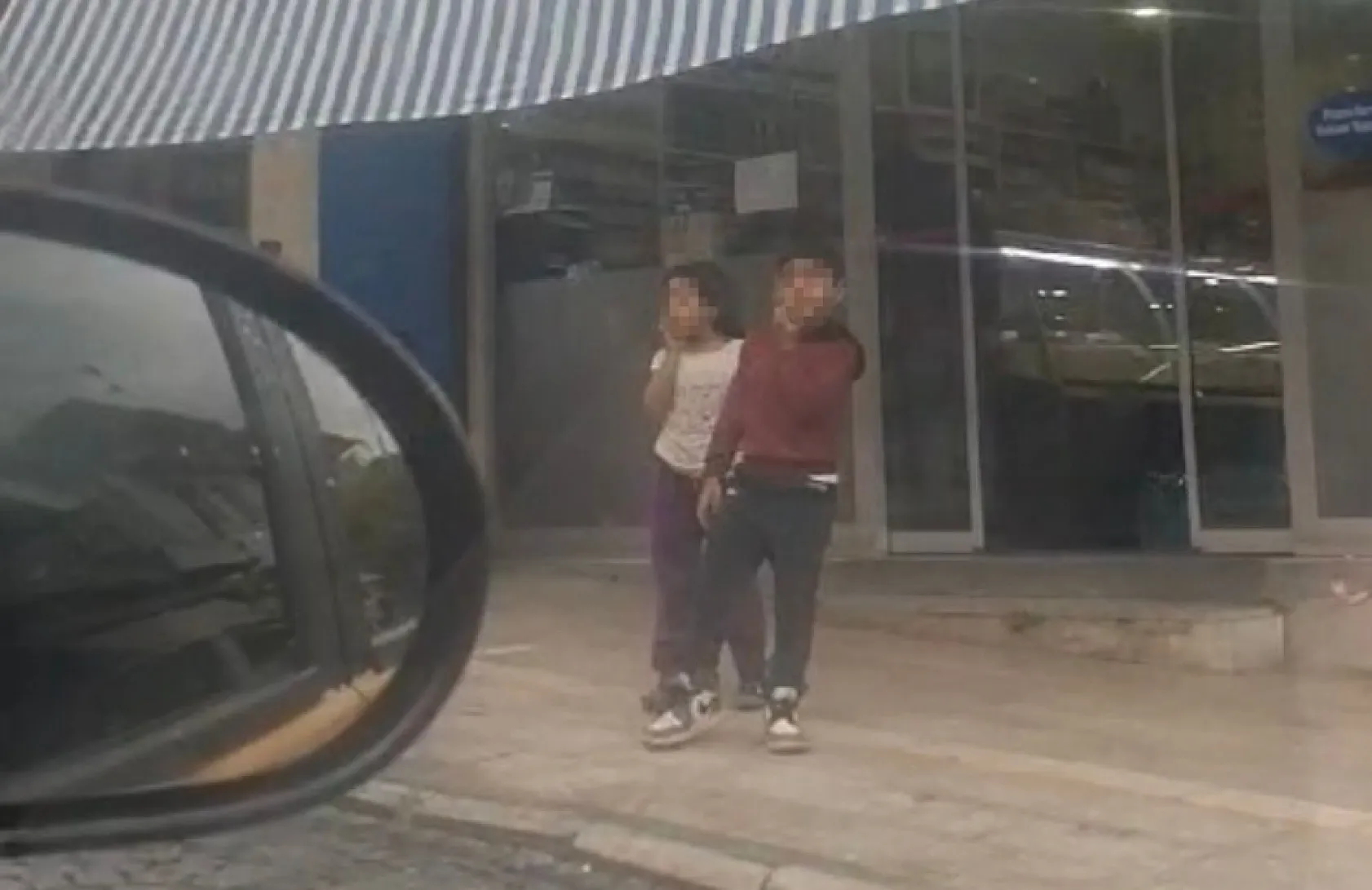 Milas'ta çocukların tehlikeli oyunu