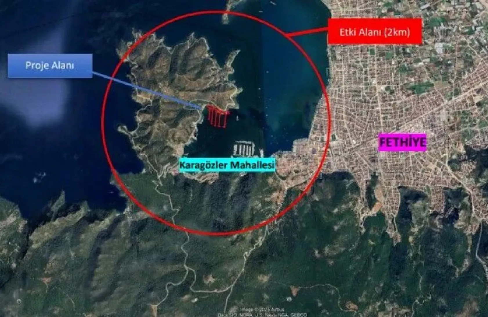 Fethiye Aksazlar Koyu'nda Yat ve Tekne Bağlama İskelesi Projesi Netleşti