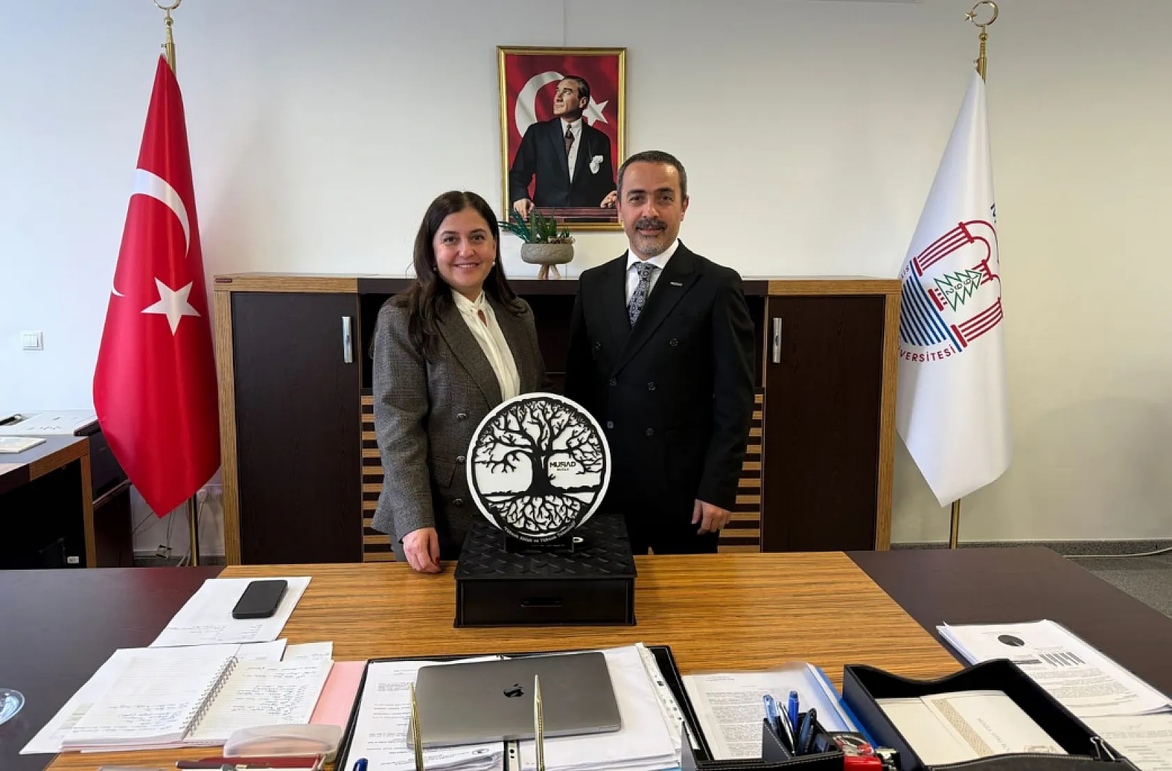 MÜSİAD Muğla Şubesinden Dekan Özkoç'a ziyaret