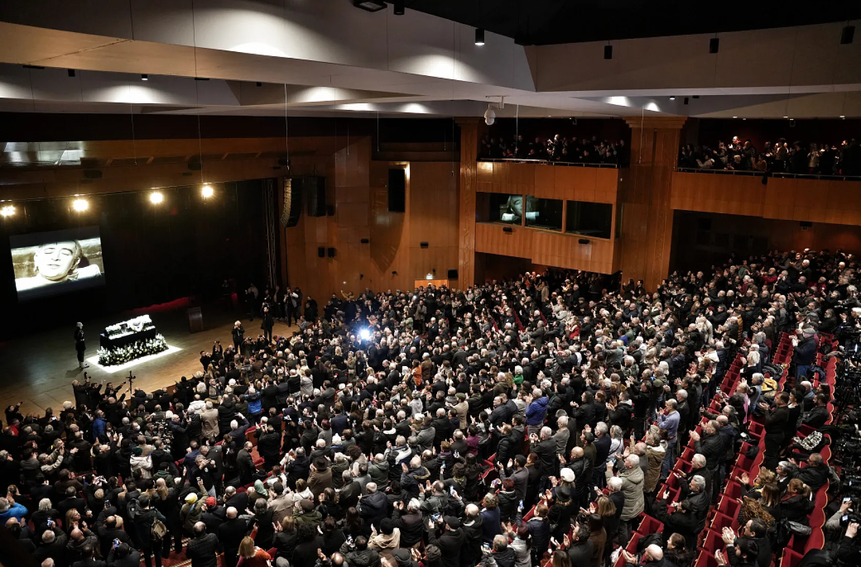 Edip Akbayram için Cemal Reşit Rey Konser Salonu'nda tören düzenlendi