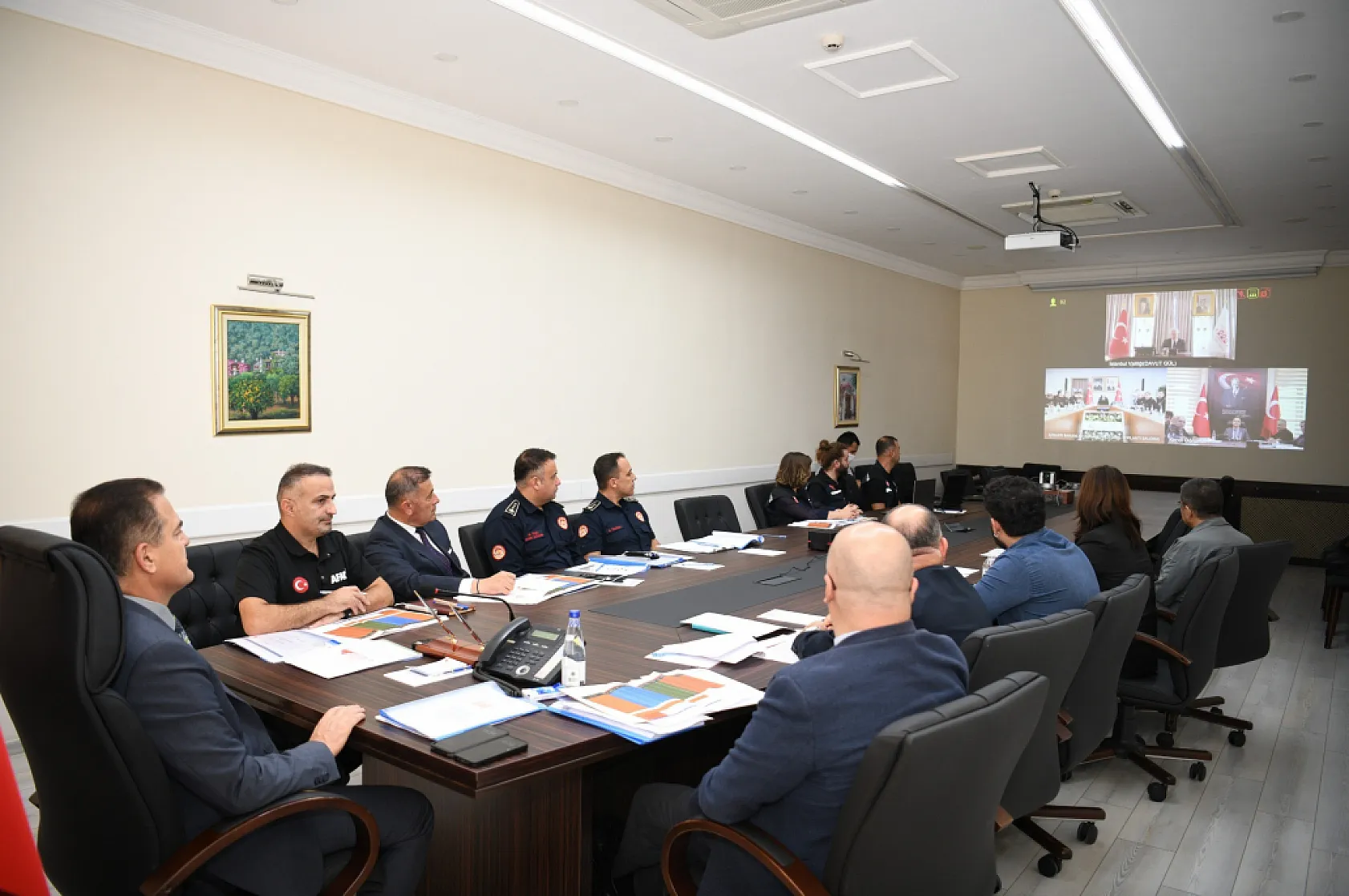 Muğla'da İl Risk Azaltma Planı İzleme ve Değerlendirme Kurulu Toplantısı Yapıldı